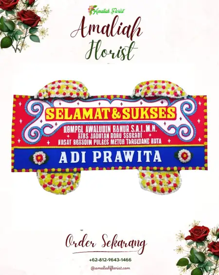 Papan Bunga Ucapan Selamat Malind