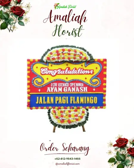 Sewa Papan Bunga Malind